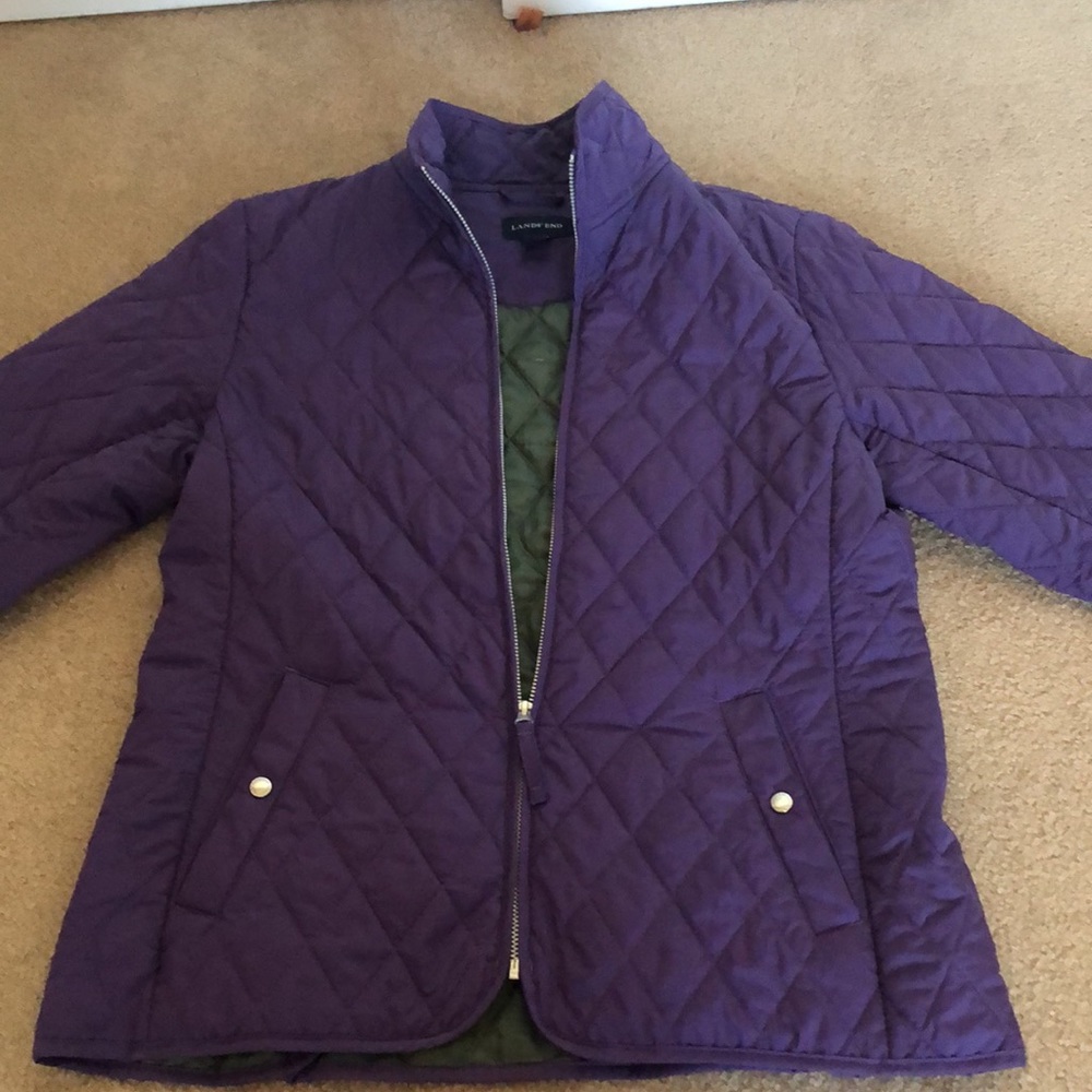 Land’s End quilted spring jacket - Picture 4 of 6
